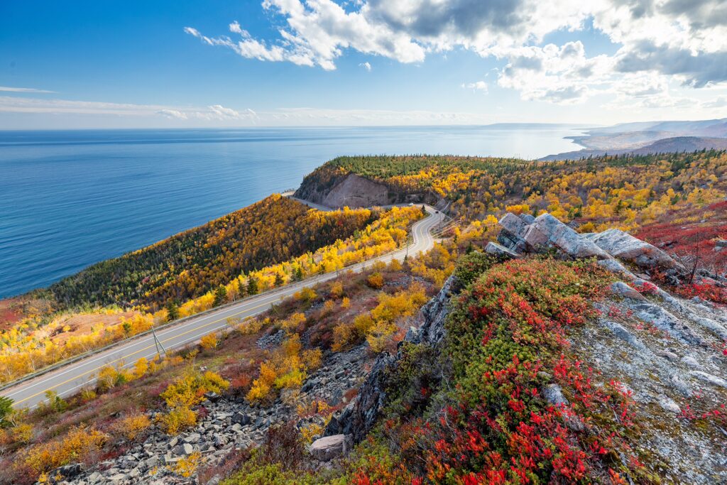 The cabot trail from cape smokey mountain