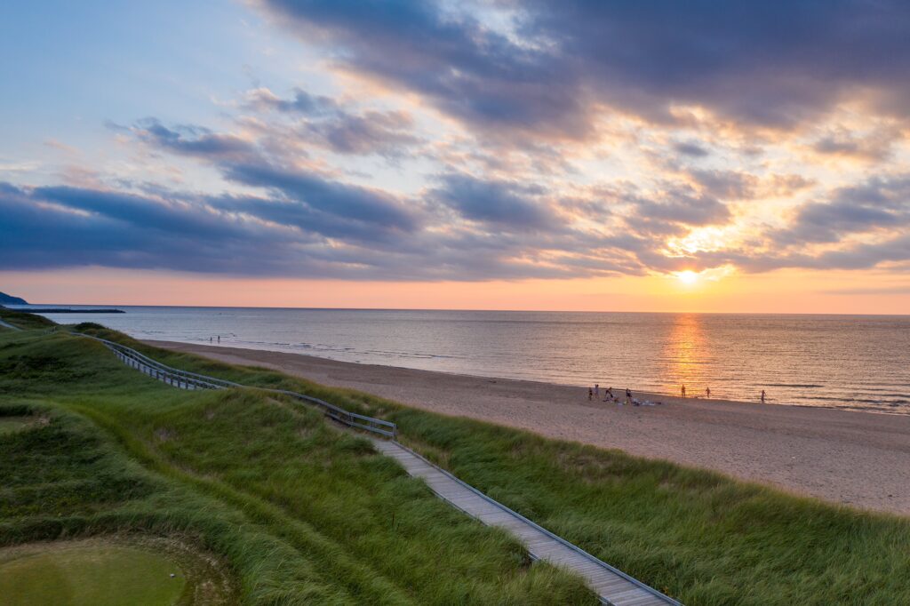 Les couchers de soleil sur la plage d’Inverness