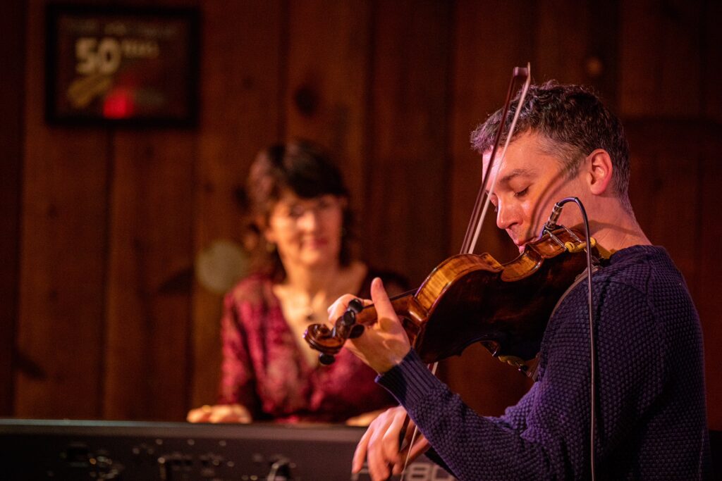 Musicians play at the Doryman pub